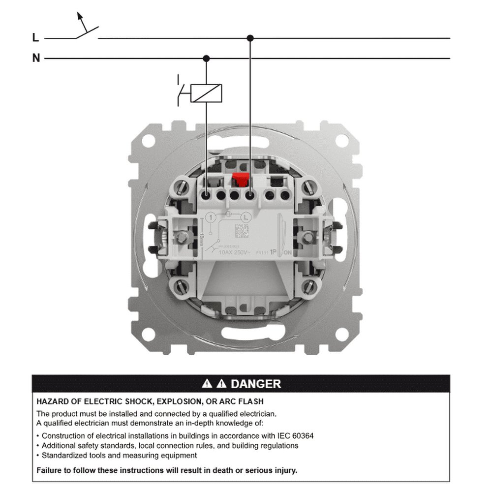 Вимикач кнопковий Schneider Sedna Design бежевий "ДЗВІНОК" з підсвіткою ( SDD112131L )